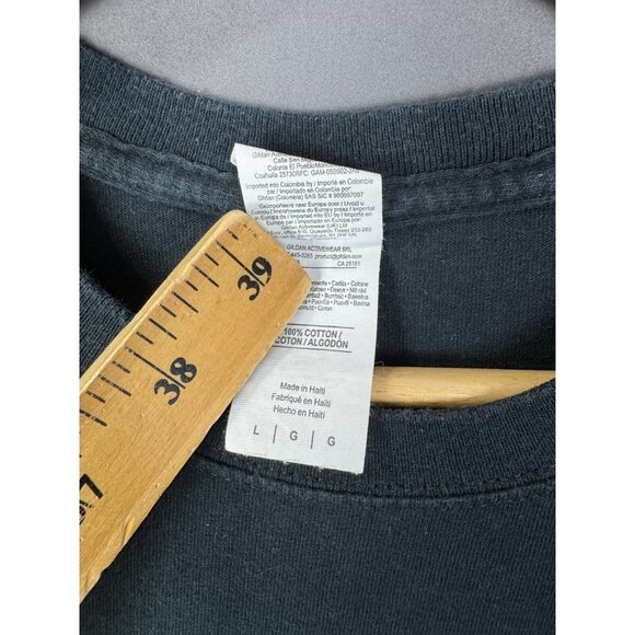 Vintage Y2K Band Tee Concert Def Leppard Poison XXX Tesla Black Shirt Large Tour - Picture 9 of 11